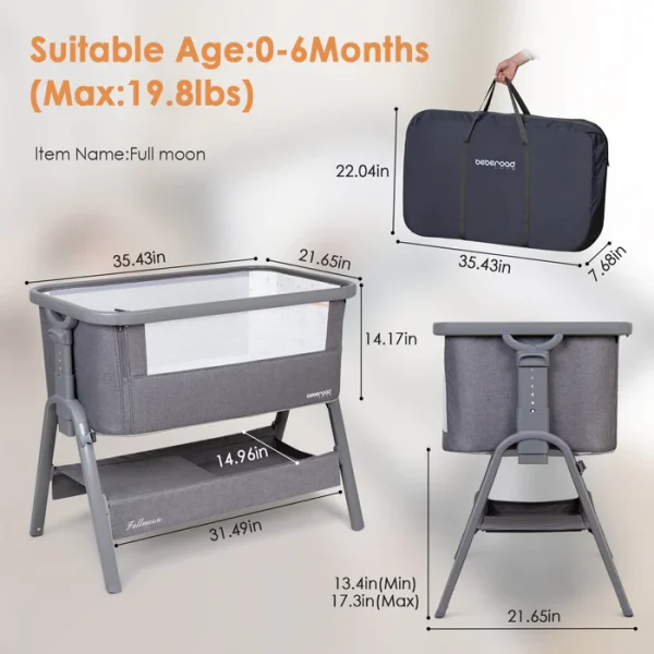 Beberoad K2 Baby Bassinet - Image 3