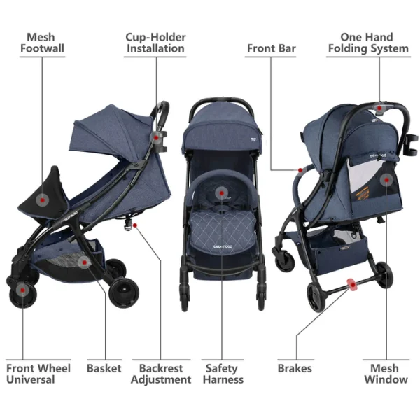 Beberoad R2 Baby Stroller - Image 11