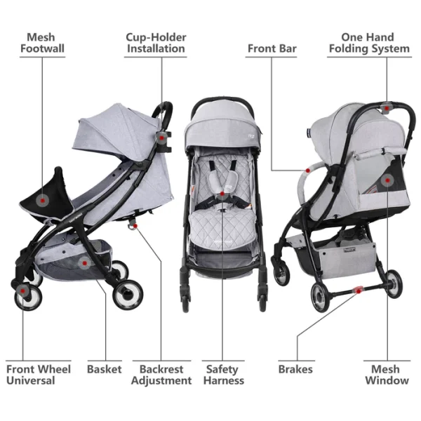 Beberoad R2 Baby Stroller - Image 5