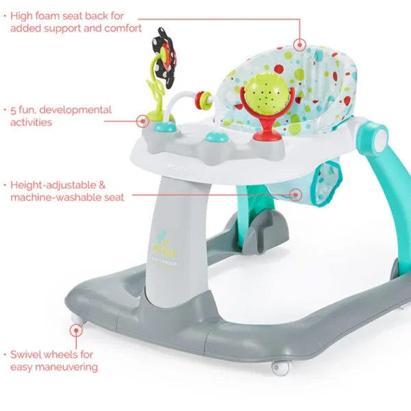 Kolcraft Tiny Steps 2-in-1 Activity Walker - Image 5