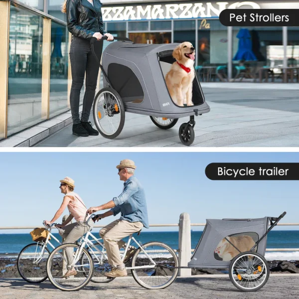 Beberoad R8 Foldable Pet Stroller - Image 10